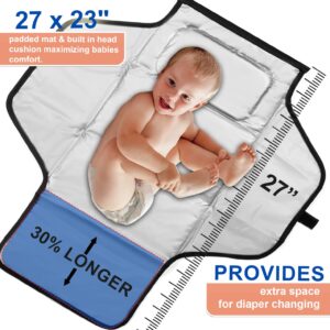 Baby Changing Pad with Wipes Pocket - Detachable Portable Changing Pad, A Comfy Diaper Changing Pad Gift for Newborn Boy & Girl