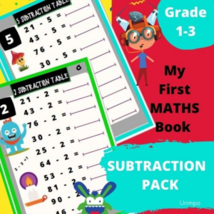 my first math book subtraction