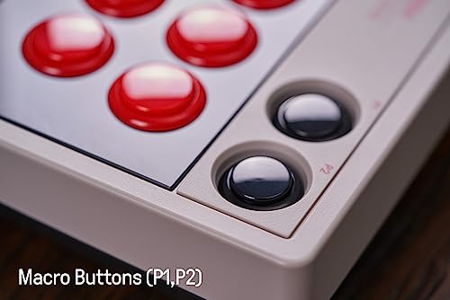 8Bitdo Arcade Stick for Switch & Windows, Arcade Fight Stick Support Wireless Bluetooth, 2.4G Receiver and Wired Connection