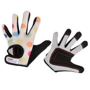 Kiddimoto Kids Cycling Gloves| Anti-Slip Kids Bike Gloves for Boys and Girls| Full Finger Kids Mountain Bike Gloves for BMX, MTB Riding, Gymnastics, Scooters, Skateboard, Rollerblade.