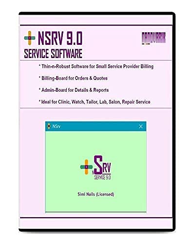 NSRV Auto Service Billing Software (Repair Pos)