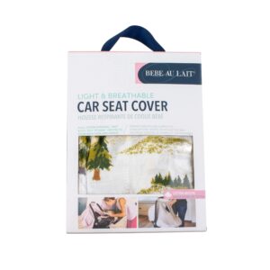 Bebe Au Lait Muslin Car Seat Cover, Wyoming