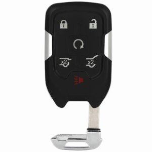 selead flip key fob 6 buttons keyless entry remote shell case fit 2014-2018 for gmc denali xl antitheft keyless entry systems 1551a-1aa 1pc