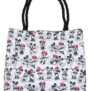 Disney Tote Travel Bag Mickey and Minnie Mouse Print (Mickey and Minnie)