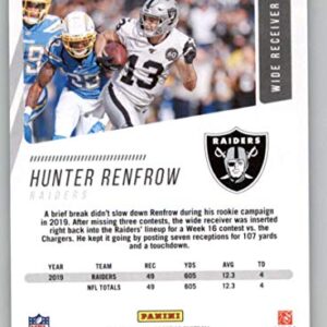 2020 Panini Prestige #142 Hunter Renfrow Las Vegas Raiders Football Trading Card