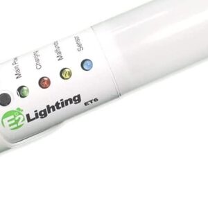 E2 Lighting LED Emergency T8 Tube, 2FT-9W, with Integrated Battery Backup (5000K)