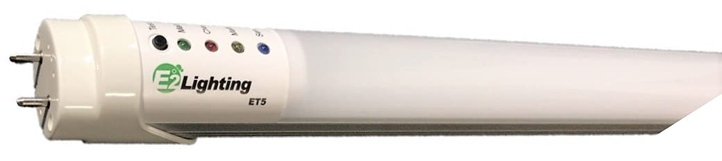 E2 Lighting LED Emergency T8 Tube, 2FT-9W, with Integrated Battery Backup (5000K)