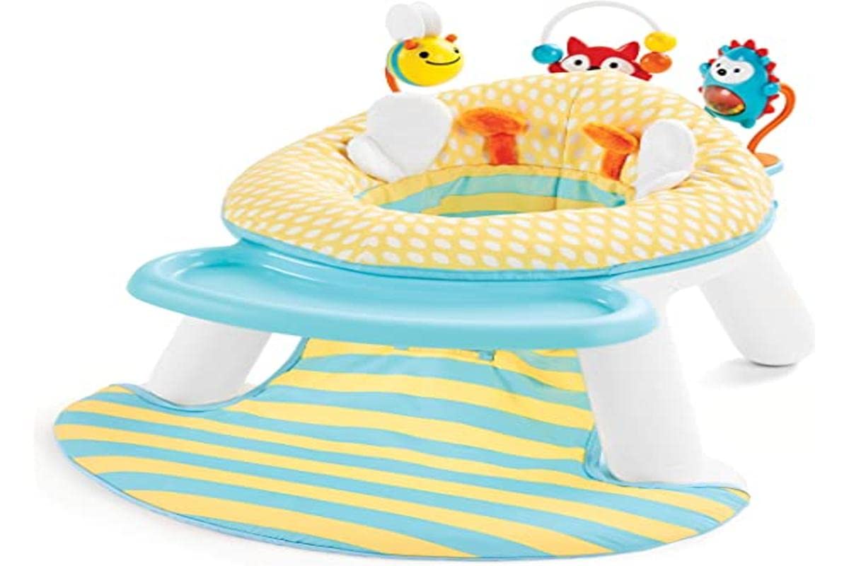 Skip Hop 2-in-1 Sit-up Activity Baby Chair, Explore & More, Bee