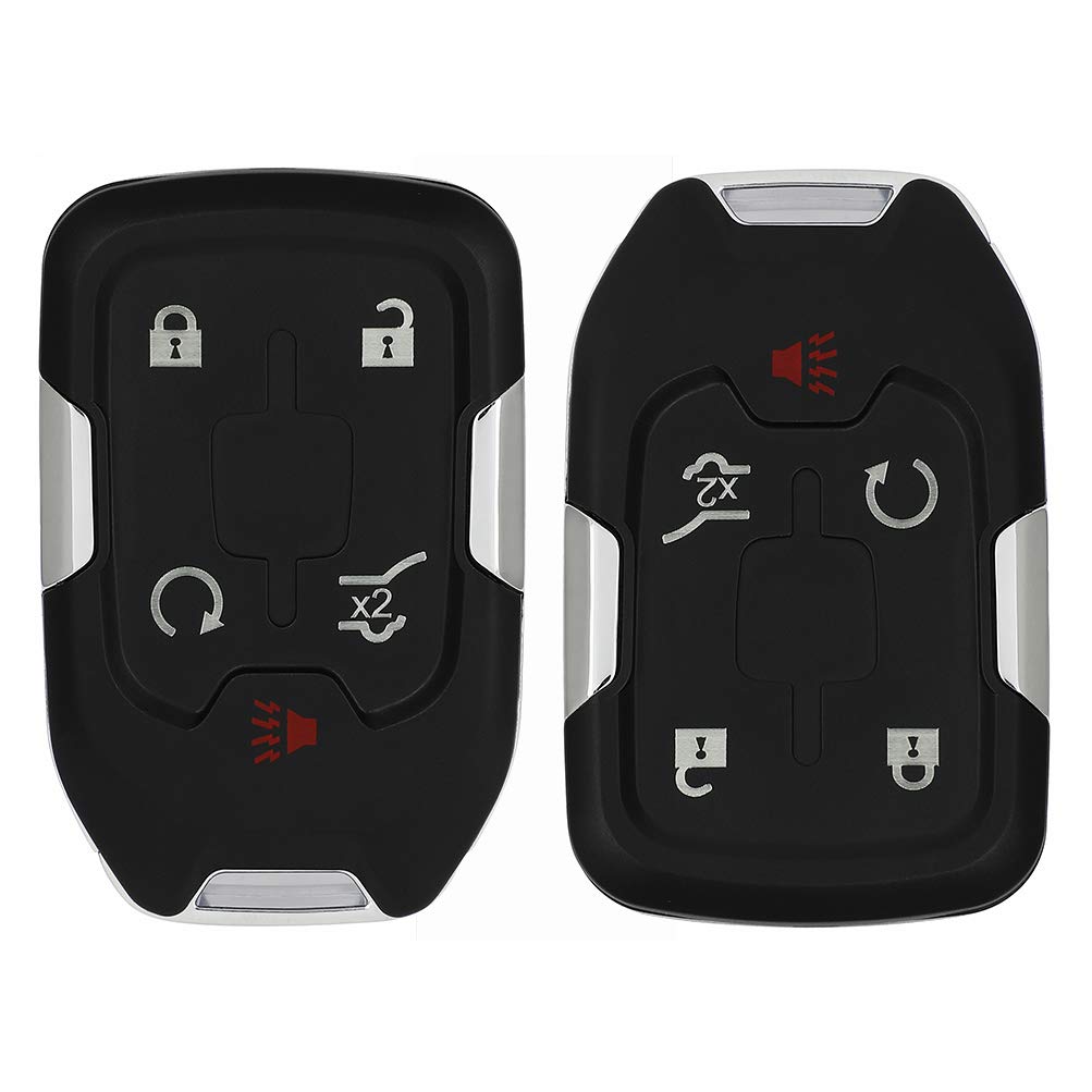 OCPTY 2 PCS Flip Key Entry Remote Control uncut Key Fob(Shell Case) Replacement for GMC Acadia/Terrain 2017-2020 HYQ1EA HYQ1AA 13508275 13584502