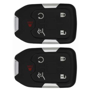 OCPTY 2 PCS Flip Key Entry Remote Control uncut Key Fob(Shell Case) Replacement for GMC Acadia/Terrain 2017-2020 HYQ1EA HYQ1AA 13508275 13584502