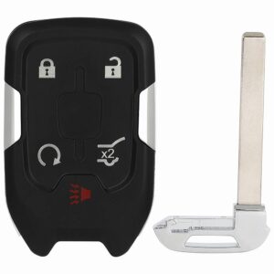 OCPTY 2 PCS Flip Key Entry Remote Control uncut Key Fob(Shell Case) Replacement for GMC Acadia/Terrain 2017-2020 HYQ1EA HYQ1AA 13508275 13584502