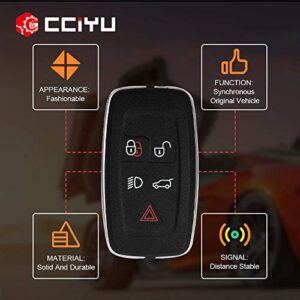 cciyu 1 X Flip Key Fob Shell CASE 5 Buttons for Land Rover Range Rover Evoque / Sport 5 Button Remote Key Fob Shell Case with FCC: Q0EWNTA2MA