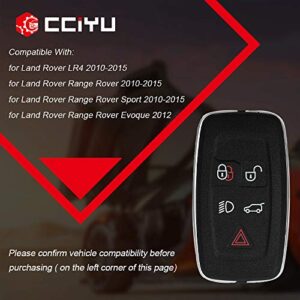 cciyu 1 X Flip Key Fob Shell CASE 5 Buttons for Land Rover Range Rover Evoque / Sport 5 Button Remote Key Fob Shell Case with FCC: Q0EWNTA2MA