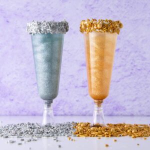 Sweets Indeed Edible Glitter, Perfect for Drinks, Cocktails, Beverages & Cake Decorating, Dessert Cake Topper, 4 grams (Gold Edible Glitter) (Gold, 4g)