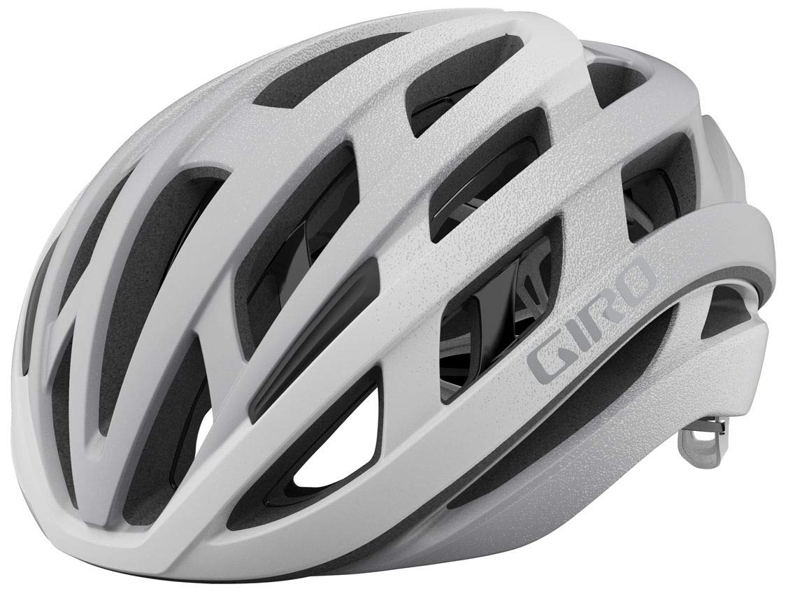 Giro Helios Spherical MIPS Cycling Helmet - Matte White/Silver Fade Large