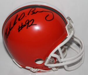 michael dean perry cleveland browns autographed mini helmet autographed - autographed nfl mini helmets