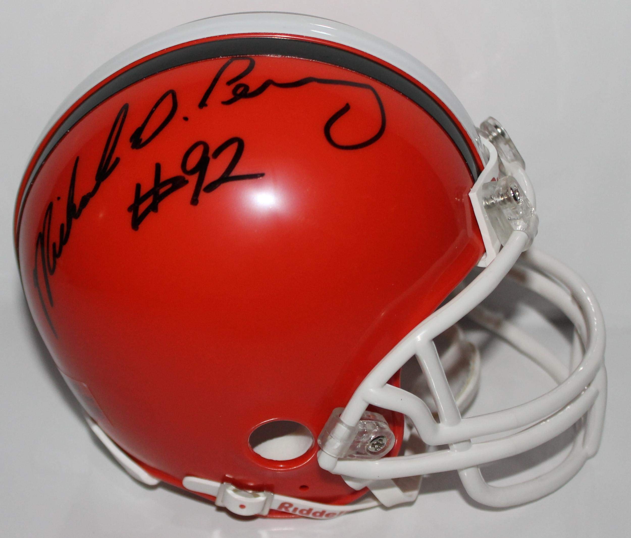 Michael Dean Perry Cleveland Browns Autographed Mini Helmet Autographed - Autographed NFL Mini Helmets