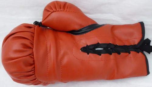 SALE!! Sugar Ray Leonard Autographed Red Everlast Boxing Glove RH Beckett BAS Stock #177558 - Autographed Boxing Gloves