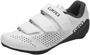 giro stylus cycling shoe - women's white 40