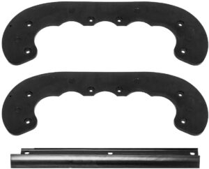 mr mower parts snow blower paddle and scraper set compatible with toro: ccr2000, ccr2450, ccr3600, ccr3650, powerclear: 210r, 221qr, 421qr # 99-9313 55-8760