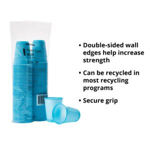 McKesson Disposable Plastic Cups, Drinking Cups, Polypropylene, Blue, 5 oz, 2500 Count