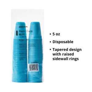 McKesson Disposable Plastic Cups, Drinking Cups, Polypropylene, Blue, 5 oz, 2500 Count