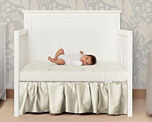 Evolur Lotus Comfort Cool Plus Convoluted Gel Mini and Portable Crib Mattress, Greenguard Gold Certified