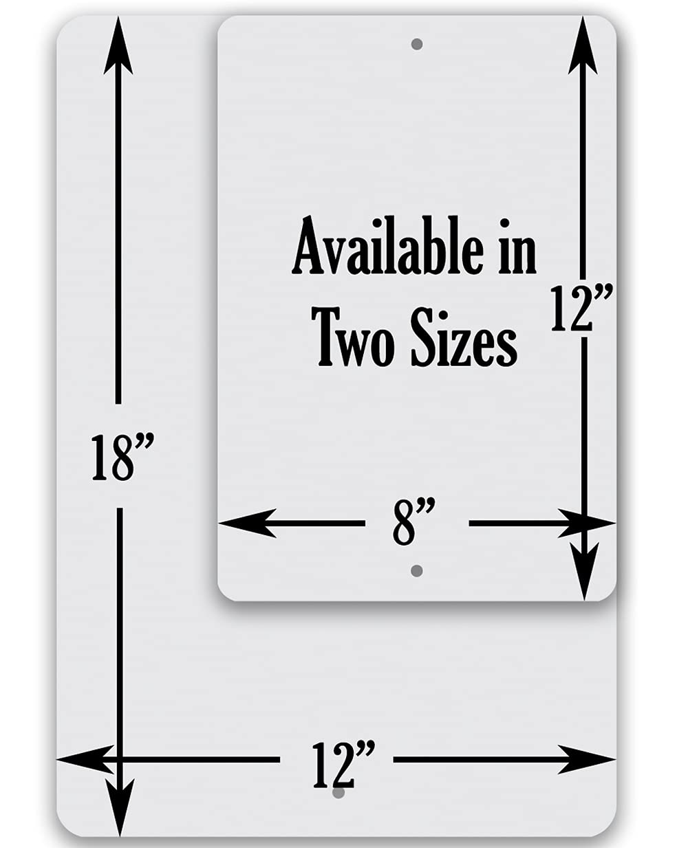 Metal Sign - Artist Work Zone - Durable Metal Sign - Use Indoor/Outdoor - Makes Great Art Studio Decor and Gift to Artists Under $20 (8" x 12")