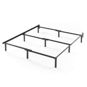 ZINUS Compack Metal Adjustable Bed Frame / 9 Inch Support Bed Frame for Box Spring and Mattress Set, Full/Queen/King