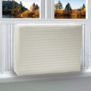 homydom window air conditioner cover indoor,ac covers for inside wall unit 21 x15 x 3.5 inches(l x h x d),white ac cover,window ac covers for inside.