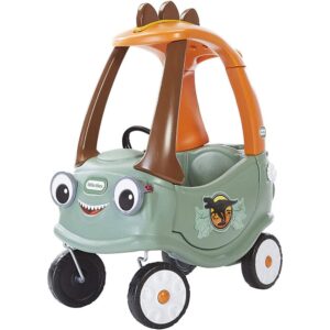 little tikes t-rex cozy coupe by dinosaur ride-on car for kids, multicolor large