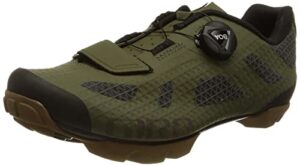 giro rincon men clipless mountain bike shoes - olive/gum (2021), 44