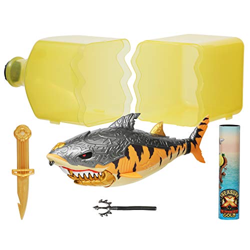 Treasure X Sunken Gold Shark's Treasure - Glow in The Dark Version - UNbox by Cracking The Bottle. Save The Treasure Hunter and Then dissect The Shark to find Your Treasure.