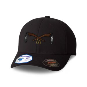 custom flexfit hats for men & women western southwest native american war clubs polyester dad hat baseball cap small medium black design only