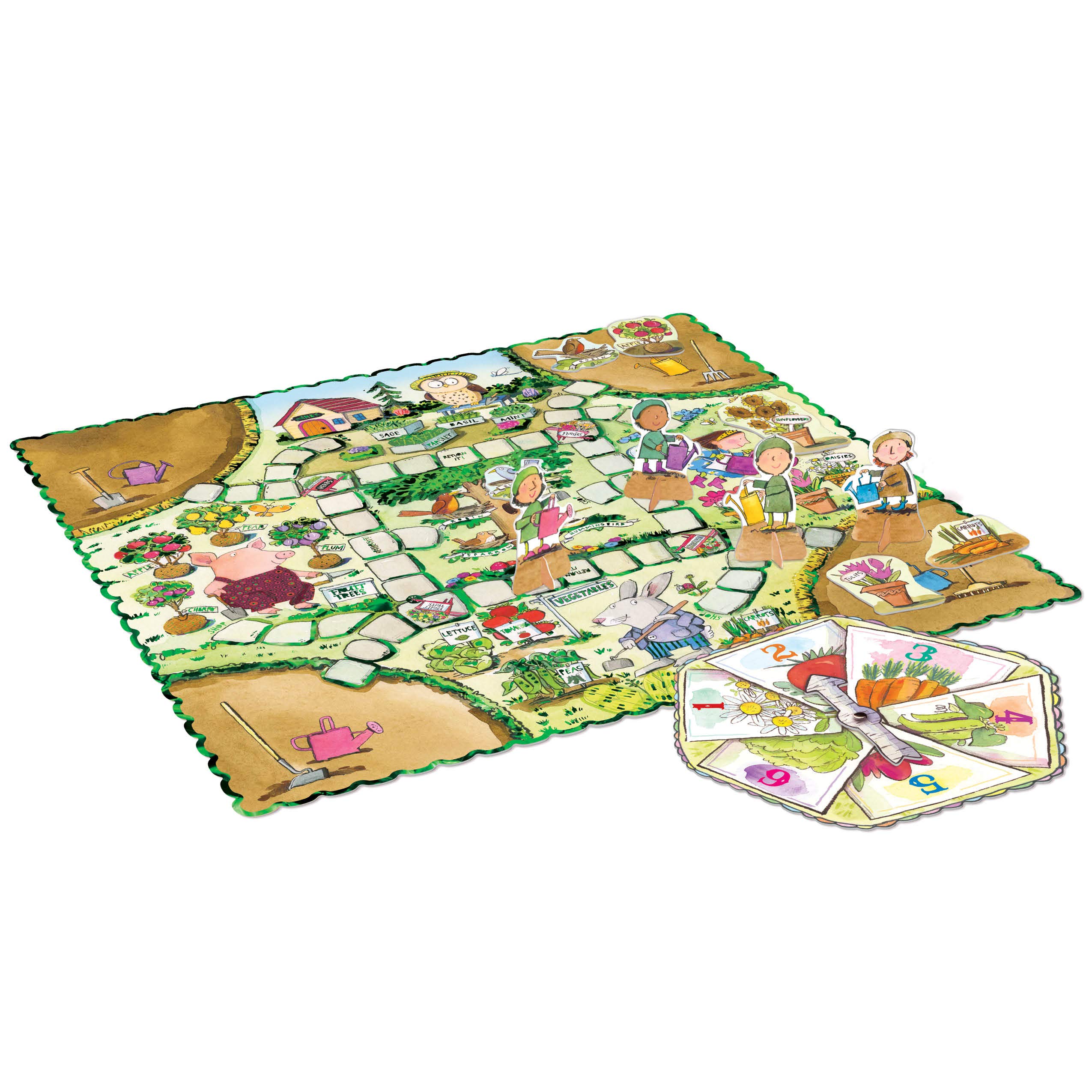 eeBoo: Gathering a Garden Board Game, Educational Games and Activities That Cultivate Conversation, Socialization, and Skill-Building, Perfect for Ages 5 and up