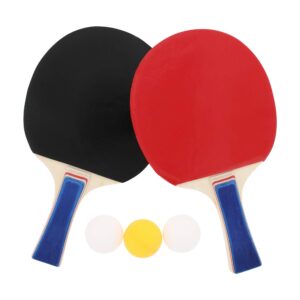 table tennis set - 2 paddles, 3 balls - by the nerve athletics