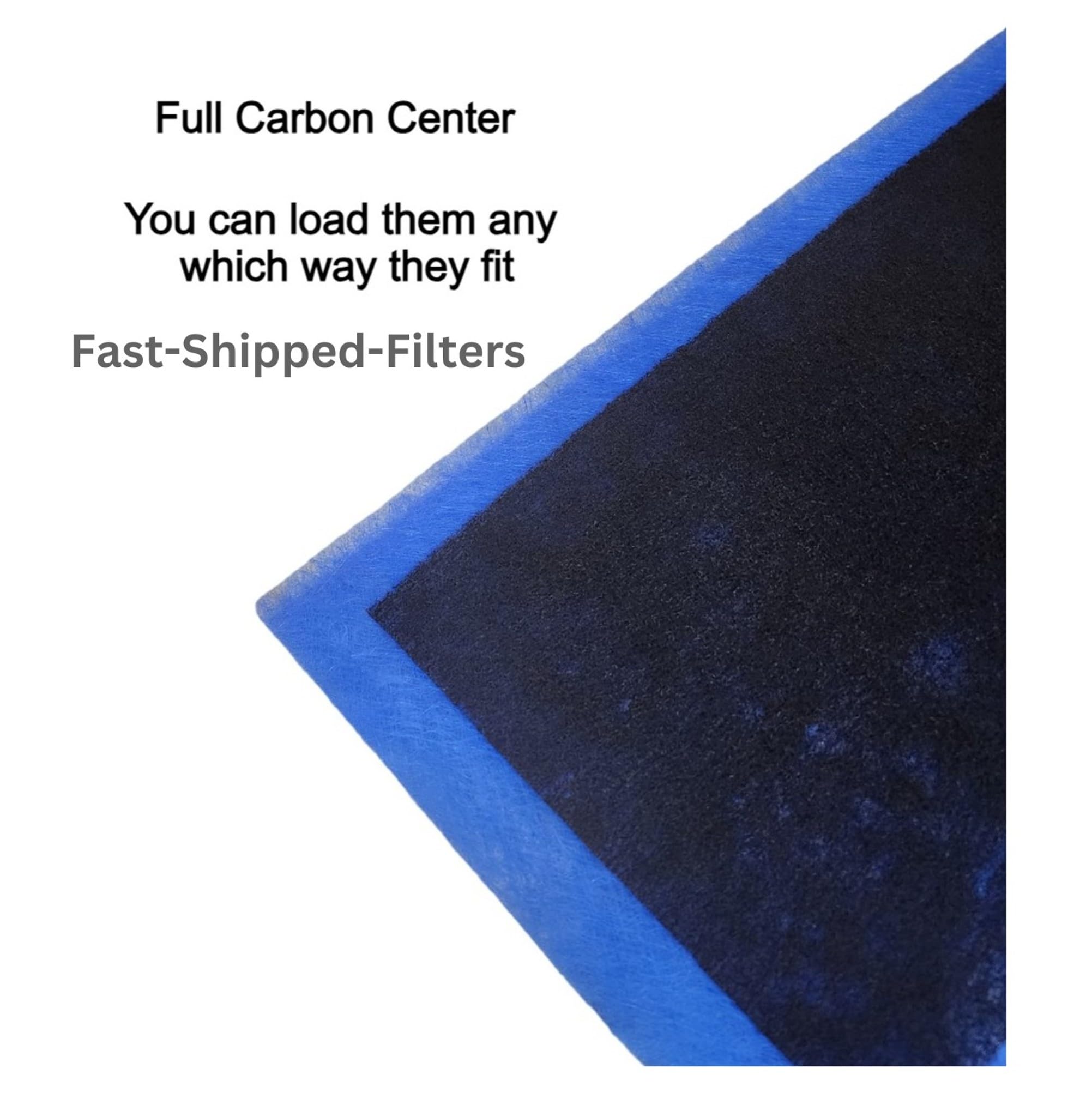 Fast-Shipped-Filters 3 Pack 16x25 Replacement Filter Pads Compatible with Dynamic Air Cleaner 16x25 Refill Blue