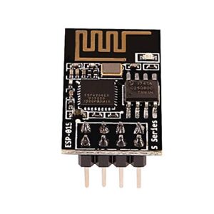 ALMOCN 4PCS ESP8266 ESP-01S Serial WiFi Module Wireless Transceiver Development Board 1MB SPI Flash DC3.0-3.6V LWIP AP+STA Compatible with Arduino