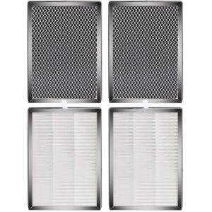 fette filter - premium h13 true hepa replacement filter compatible with ma-25 air purifier with 3-in-1 filtration system. (pack of 4)