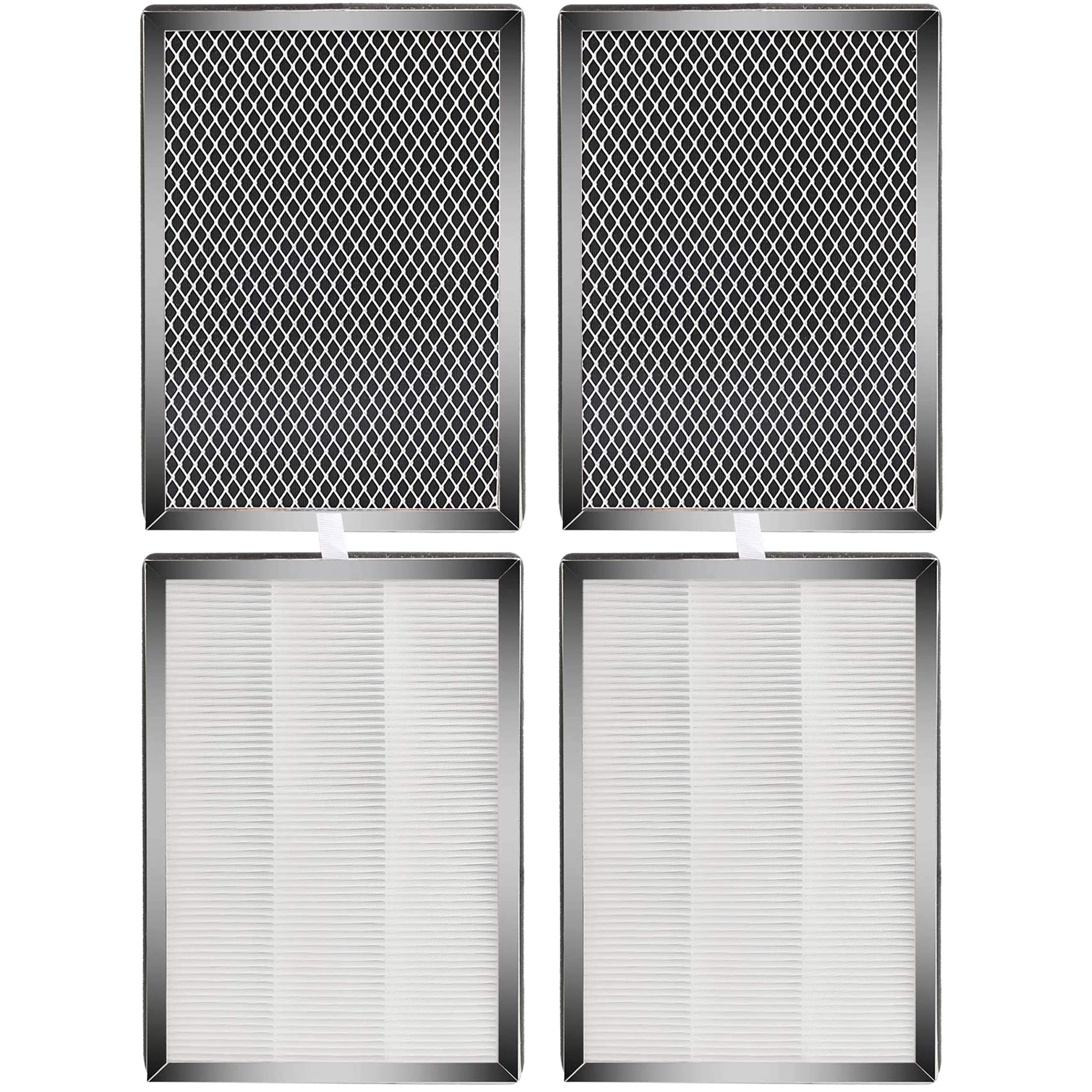 Fette Filter - Premium H13 True HEPA Replacement Filter Compatible with MA-25 Air Purifier with 3-in-1 filtration system. (Pack of 4)