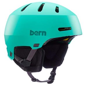 bern, macon 2.0 mips snow helmet, matte mint, small