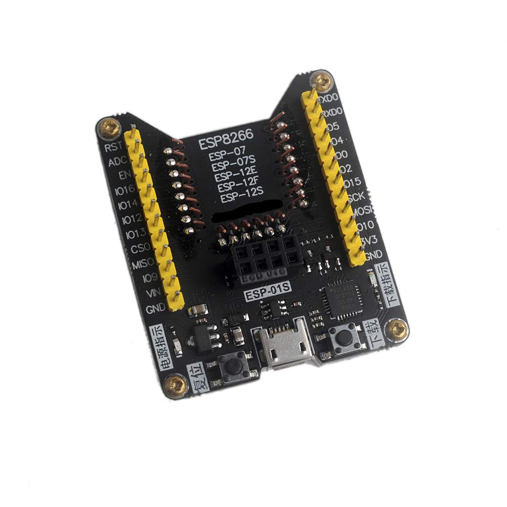 ESP8266 Firmware Burner,Flash Code Downloader Tools,Code Download Programming Test Board,ESP8266 Development Board,Compatible with ESP-01S ESP-07 ESP-07S ESP-12E ESP-12F,for Wireless WiFi Module