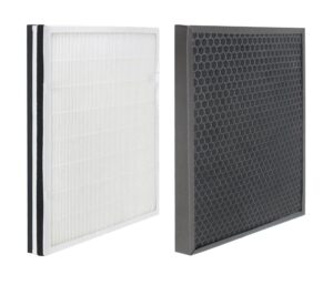 fette filter - flt9200 true hepa h13 air purifier filter h and carbon combo pack compatible with flt9200 for ac9200 ac9200wca air purifier 1 true hepa & 1 carbon filter included.
