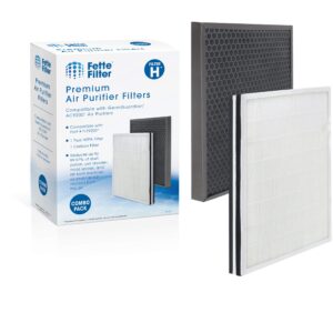 Fette Filter - FLT9200 True Hepa H13 Air Purifier Filter H and Carbon Combo Pack Compatible with FLT9200 for AC9200 AC9200WCA Air Purifier 1 True HEPA & 1 Carbon Filter Included.