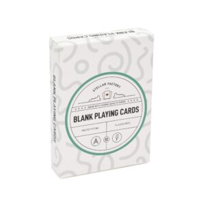 stellar factory premium blank playing cards - game design, prototyping, and flashcards (1 count)