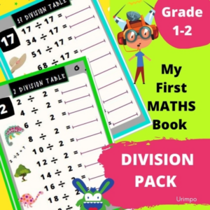 my first math book division pack