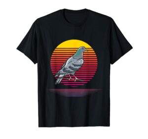 retro pigeon owner lover gifts pigeon love gift t-shirt