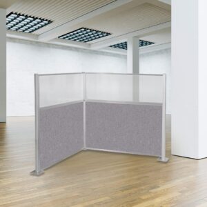 Versare Hush Panel Cubicle Kit | Workstation Partition Walls | Sound Dampening Cubicle Walls | Partitions for Desks