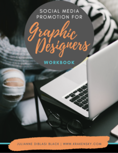 social media promotion for graphic designers - workbook