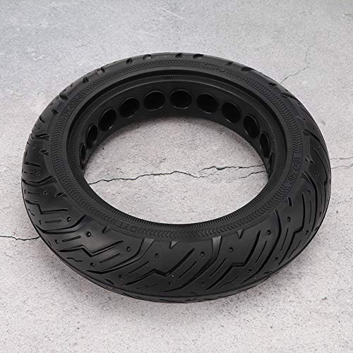 Keenso Electric Scooter Tire, 10x2.50C Anti‑Explosion Scooter Rubber Tyre Electric Scooter Replacement Tire Black for Max G30 Scooter